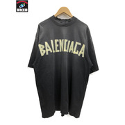 バレンシアガ テープロゴTシャツ