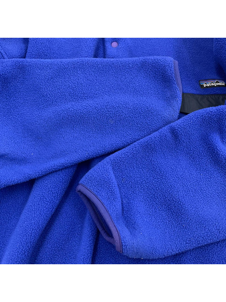 90s patagonia SYNCHILLA スナップT 25450 青 (L)