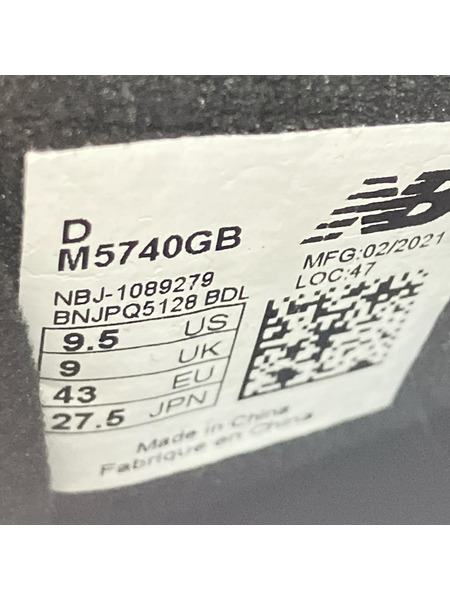 NEW BALANCE スニーカー M5740GB スニーカー (27.5)