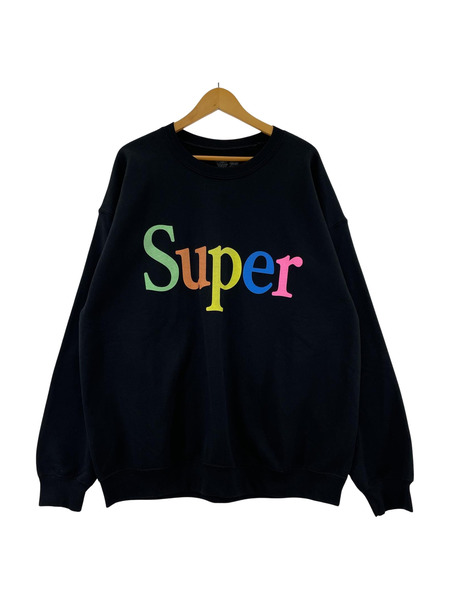 SUPERMARKET SUPER APPLE Crew Sweat ブラック（XL）[値下]