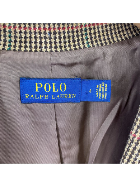 POLO RALPH LAUREN　千鳥格子 テーラードジャケット 6[値下]