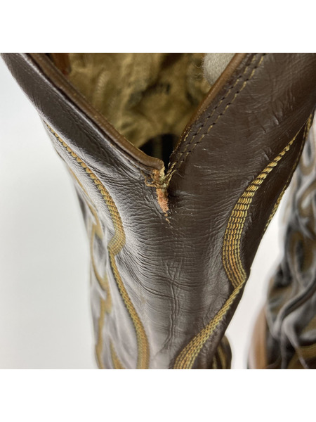 Tony Lama 80s頃 USA製 ウエスタンブーツ ブラウン (26.5)