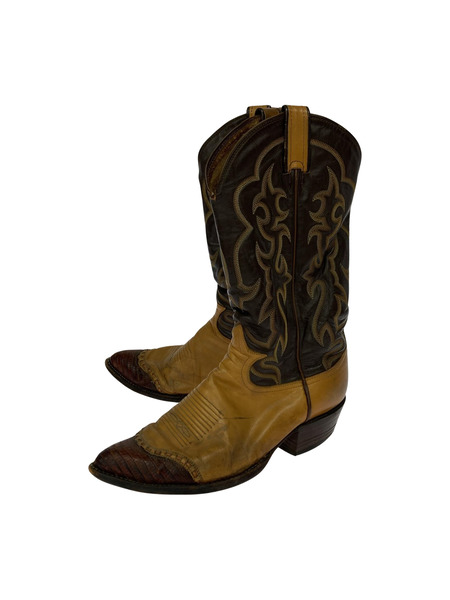 Tony Lama 80s頃 USA製 ウエスタンブーツ ブラウン (26.5)