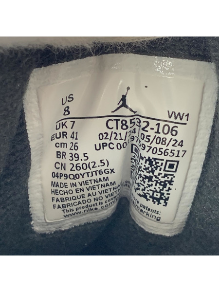 NIKE スニーカー Air Jordan 3 Retro SUMMIT WHITE (26㎝) CT8532-106[値下]