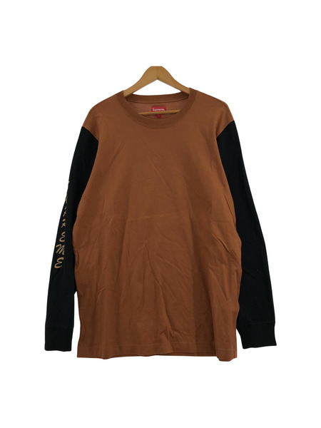 Supreme/L/S Top/L/BRN/BLK