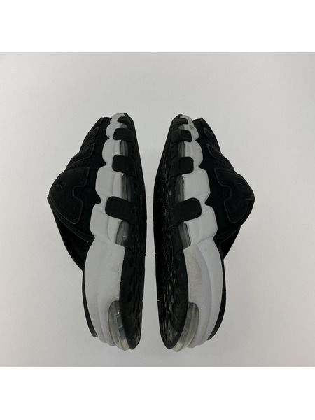 NIKE AIR MORE UPTEMPO SLIDE Black/Clear/White 29cm