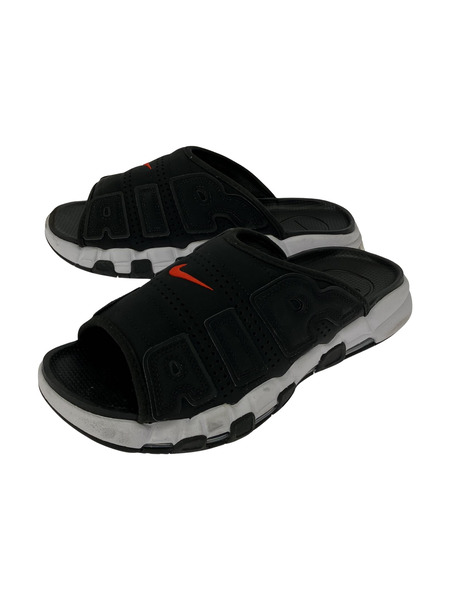 NIKE AIR MORE UPTEMPO SLIDE Black/Clear/White 29cm