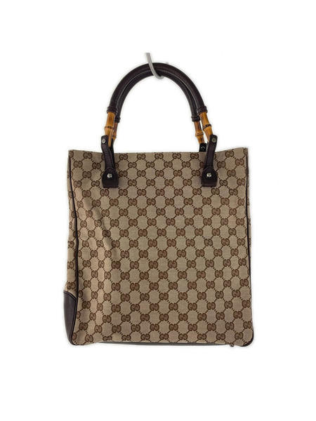 トートバッグ GGキャンバス  バンブーハンドル