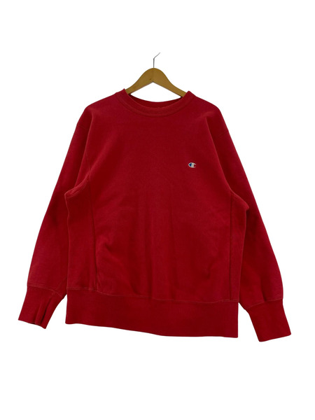 Champion スウェット・トレーナー 80s USA製 リバースウィーブ スウェット (L) レッド
