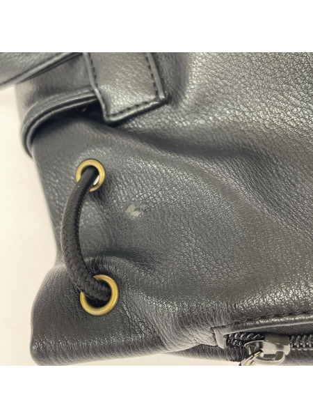 TOSTALGIC リュックサック・バックパック レザーバックパック 黒