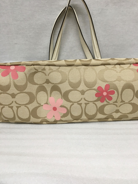 COACH コーチ 花柄トートバッグ