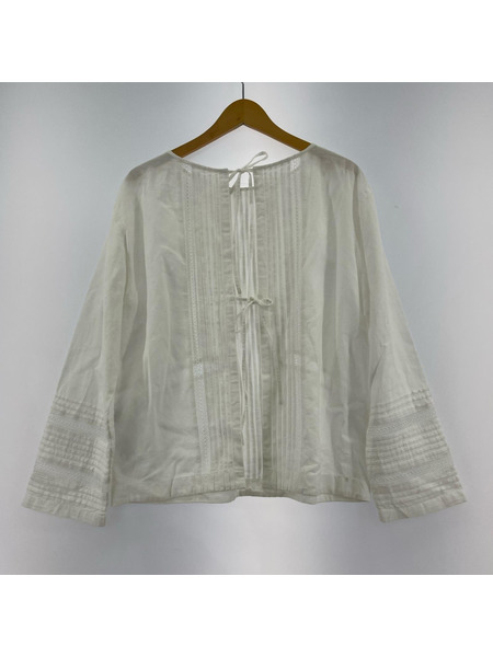 TOMORROWLAND ソノ他 ×ne quittez pas 23s/s ピンタックブラウスブラウス 白