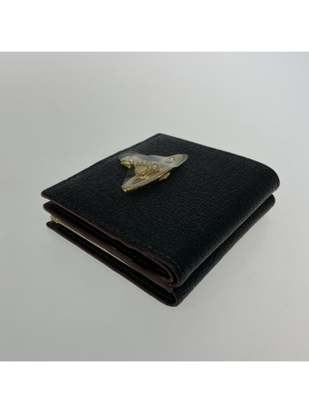 Vivienne Westwood コンパクトウォレット EXECUTIVE レザーガマ口財布 黒