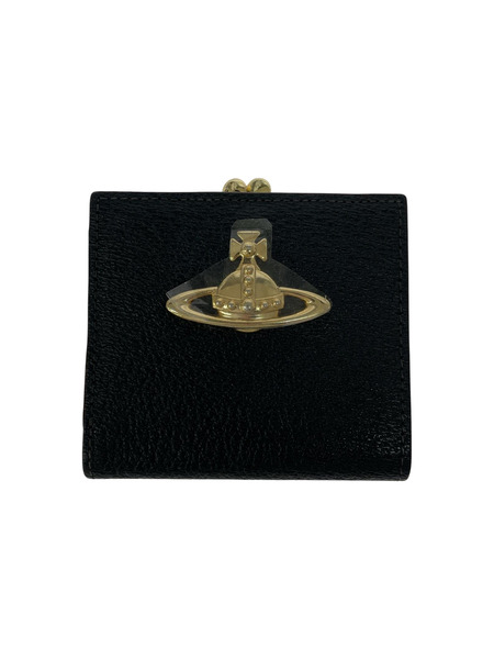 Vivienne Westwood コンパクトウォレット EXECUTIVE レザーガマ口財布 黒