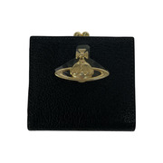 Vivienne Westwood コンパクトウォレット EXECUTIVE レザーガマ口財布 黒