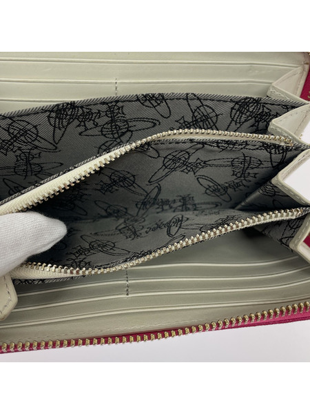 Vivienne Westwood 長財布 ラウンドジップ財布 ピンク
