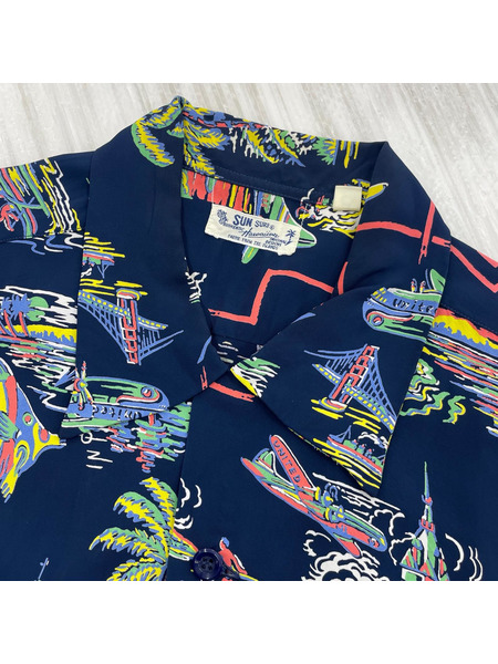 SUN SURF 半袖シャツ M