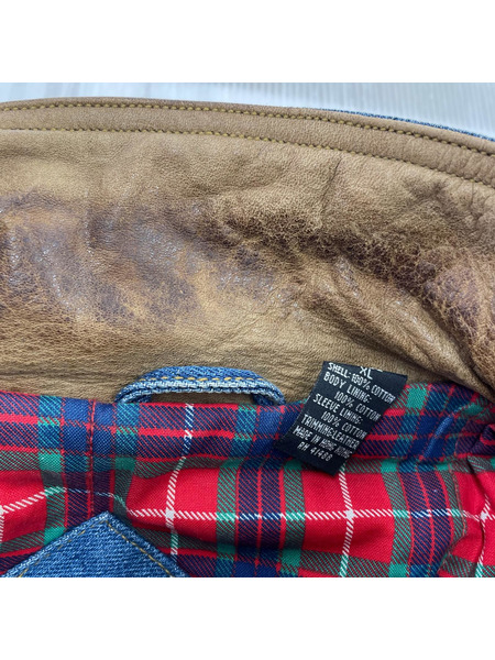 デニムジャケット CONTEXT インディゴ (XL)