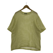 STUSSY COTTON MESH SS CREW S/SメッシュTee（XL）YEL