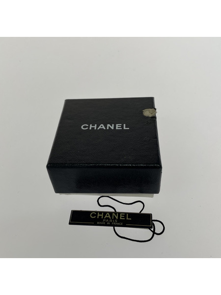 CHANEL ラインストーン ココマーク ピアス ピンク