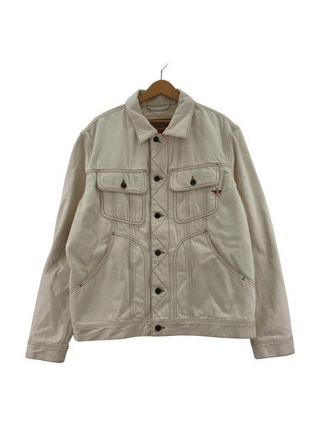 DIESEL 22SS D-RILEY TRUCKER JACKET カバオール L アイボリー