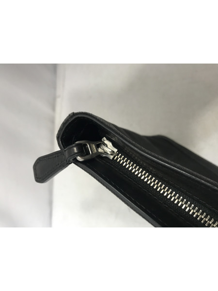 ボディバッグ dunhill キャンバス地 クラッチバッグ 黒