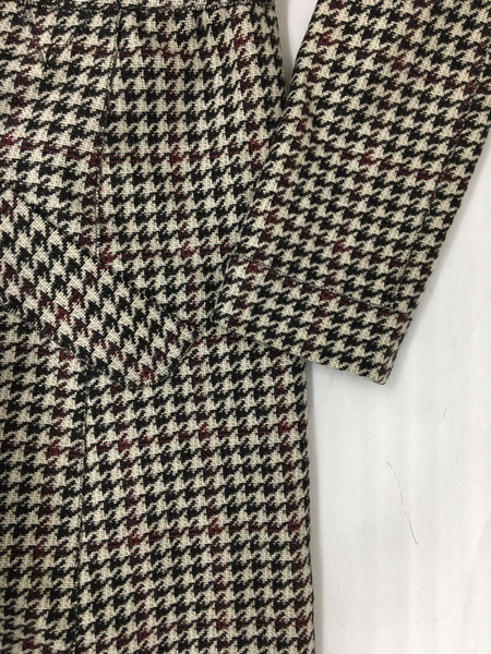 レディースラグ衣料 千鳥格子/カシミヤ混コート/06AW
