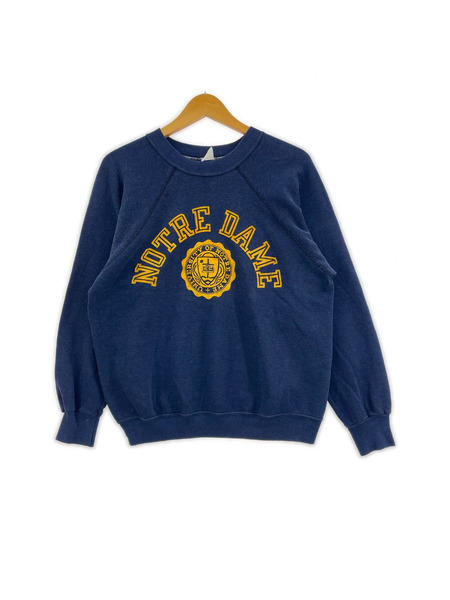 Champion スウェット・トレーナー 70-80s ノートルダム大学 NVY