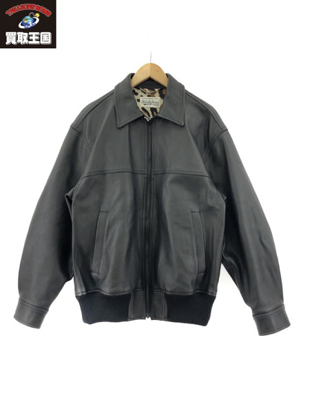 WACKO MARIA LEATHER JACKET TYPE-2 レザージャケット 黒 M｜商品番号：2100206990667 -  買取王国ONLINESTORE