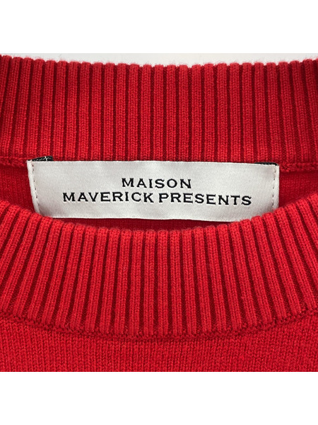 MAISON MARVERICK PRESENTS ニットセーター レッド (38)