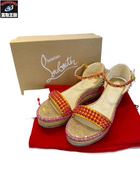 クリスチャンルブタン MADMONICA 60 NAPPA PEP サンダル 38