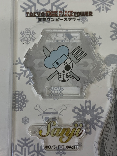 ワンピース 東京ワンピースタワー WINTER 2017 アクリルスタンドチャーム サンジ 未開封 ONE PIECE  アクリルスタンド アクスタ  キーホルダー