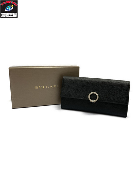 BVLGARI グレインレザー ロゴクリップ ラーシ  30416