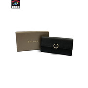 BVLGARI グレインレザー ロゴクリップ ラーシ  30416