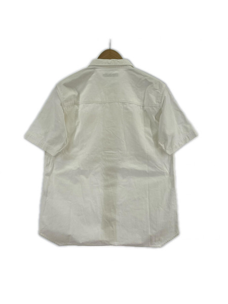 LOLO 半袖シャツ リップストップ 白 (M)