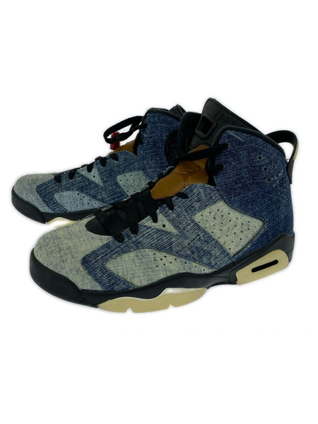 NIKE スニーカー AIR JORDAN 6 WASHED DENIM (26.0cm)[値下]