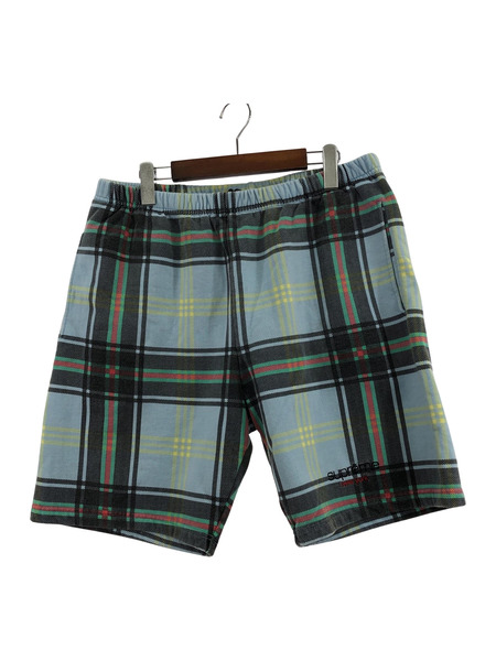 Supreme plaid SweatShort スウェットショーツ