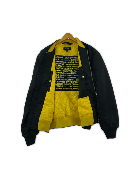 DIESEL ブルゾン・ジャンパー MA-1 黒 (XL)