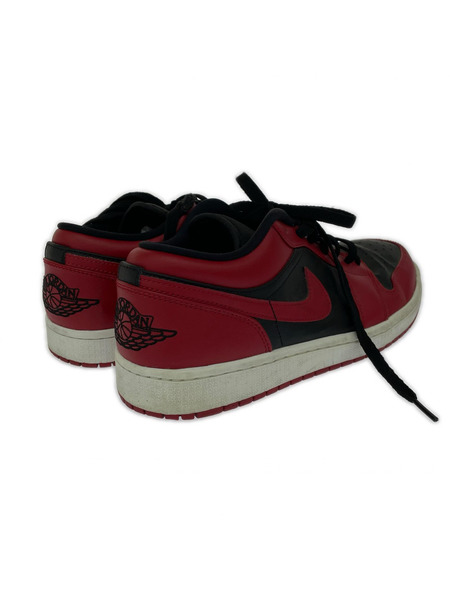 NIKE スニーカー AIR JORDAN 1 LOW 赤黒(27.5)