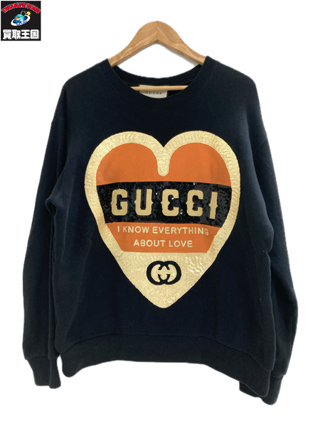 GUCCI ハートスパンコール