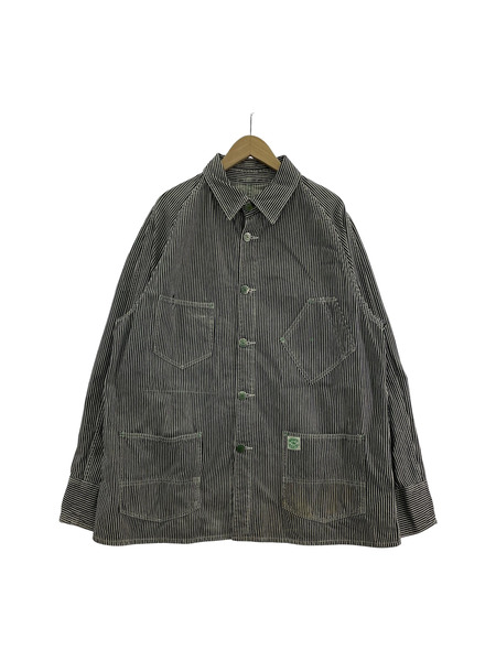 POST OVERALLS ジャケット ヒッコリー/ストライプ/XL