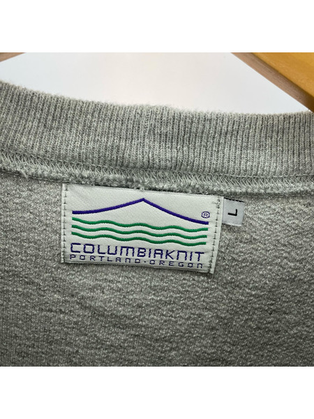 スウェット・トレーナー COLUMBIAKNIT 灰 (L)