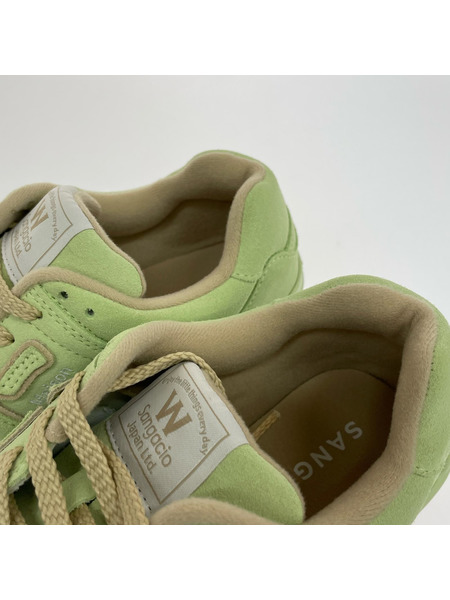 SANGACIO シューズ SANGACIO×Wako's Room イニシャル グリーン