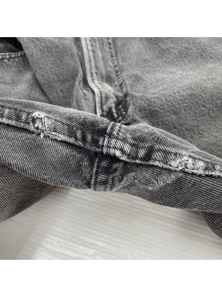 Levi's デニム・ジーンズ 550 USA black denim pants 後染メブラック