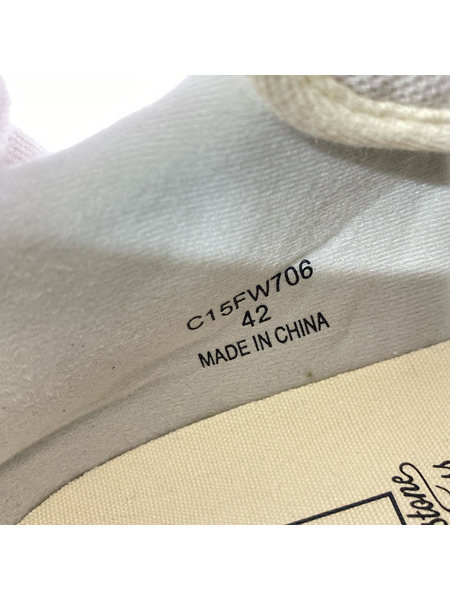 MIHARA YASUHIRO×GDC KEITH OG Sole Leather Low-Sneaker 42