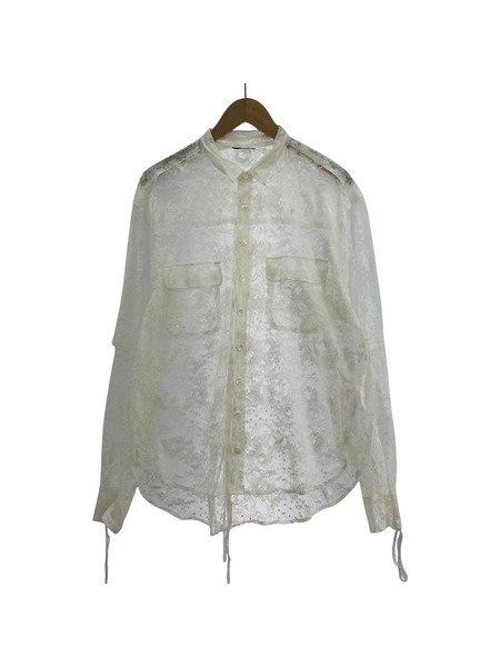 Midorikawa 22AW LEAVERS LACE SHIRTS FREE ホワイト