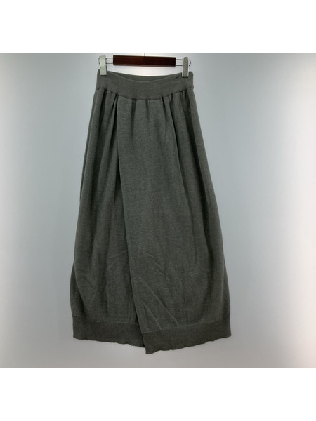 ISSEY MIYAKE ロングスカート 89年製 アンゴラ混スカート グレー