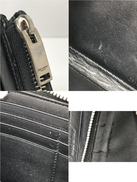 SAINT LAUREN 長財布 　黒　466430