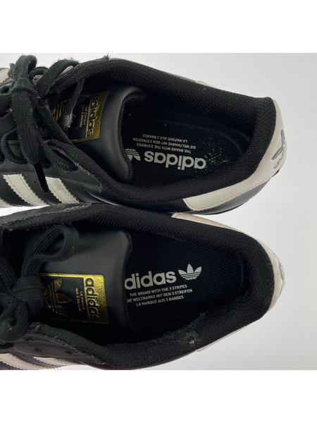 adidas スニーカー STANSMITH 黒 (27.0cm)