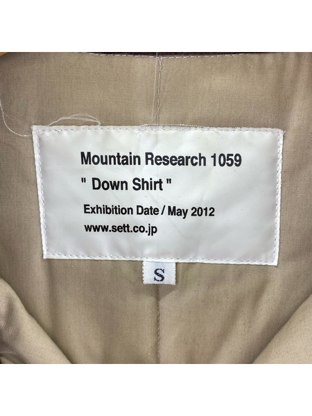 MOUNTAIN RESEARCH キルティングジャケット ベージュ (S) MTR-1059